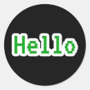 Search for hello stickers Text
