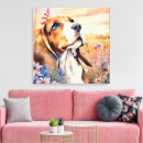 Search for beagle dog canvas prints Dogs