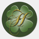 Search for shamrock wedding stickers Clover