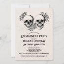 Search for skull engagement party invitations Gothic