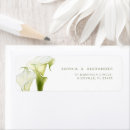 Search for calla lily wedding return address labels Floral