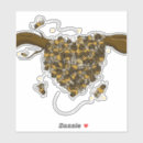 Search for beekeeper stickers Heart