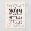 Search for mistake postcards Wisdom