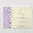 Search for lavender and yellow wedding invitations Green
