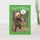 Search for brown bear birthday cards Funny