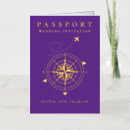 Search for passport wedding invitations Gold