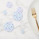 Search for snowflake confetti Blue and white