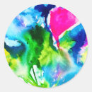 Search for watercolor abstract flowers stickers Botanical