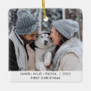 Search for couple with dog christmas tree decorations Modern