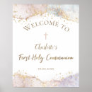 Search for first communion party decor Watercolor