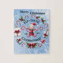 Search for christmas elf puzzles Snowflakes