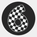 Search for girls racing stickers Chequered flag