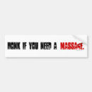 Search for massage bumper stickers Therapist