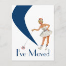 Search for woman moving postcards Cute