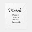 Search for romantic couple blankets Couple name date
