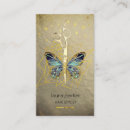Search for blue butterfly business cards Hair stylist