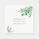 Search for greenery wedding napkins Elegant