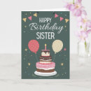 Search for sister birthday cards Flowers