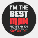 Search for best man wedding stickers Lets go brandon