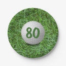 Search for golf birthday plates Golfer