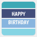 Search for happy birthday blue stickers Modern