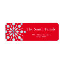 Search for snowflake wedding return address labels Modern