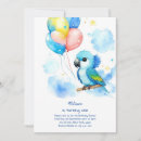 Search for parrot birthday invitations Watercolor