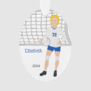 Search for girl volleyball christmas tree decorations Women