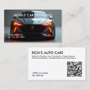 Search for mobile auto detailing business cards Detailer