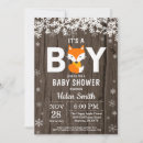 Search for winter baby boy shower invitations Snowflake