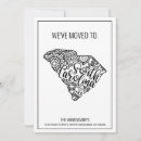 Search for seasonal moving announcement cards Black and white