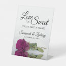 Search for love is sweet wedding signs Please take a treat