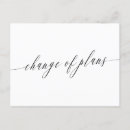 Search for change of plans wedding announcement cards Minimalist