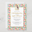 Search for watercolor flower birthday invitations For her