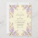 Search for cottagecore wedding invitations Lilac