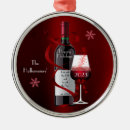 Search for wine glass christmas tree decorations Burgundy