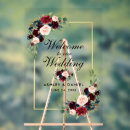 Search for floral welcome wedding signs Rustic