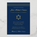 Search for blue and gold bar bat mitzvah invitations Son