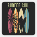 Search for surfboard stickers Girl