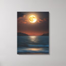 Search for full moon painting canvas prints Ocean