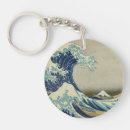 Search for japanese waves key rings Hokusai
