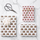 Search for gingerbread house wrapping paper Candy cane