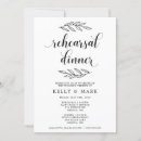 Search for rustic rehearsal dinner invitations Greenery