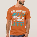 Search for accompanist tshirts Musician