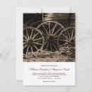 Search for country wagon wheel wedding invitations Rustic