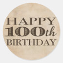 Search for 100 birthday stickers Centennial