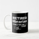 Search for retired librarian mugs Book lover