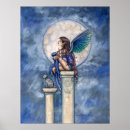 Search for moon cat art Watercolor