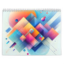 Search for modern art calendars Colourful