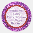 Search for glittery snowflakes stickers Merry christmas